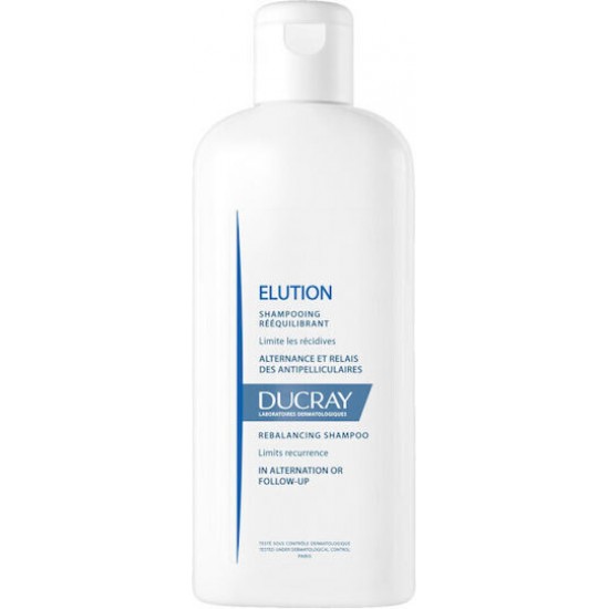 Ducray Elution Shampoo Σαμπουάν Εξισορρόπησης για Εύθραυστο Τριχωτό της Κεφαλής 400ml