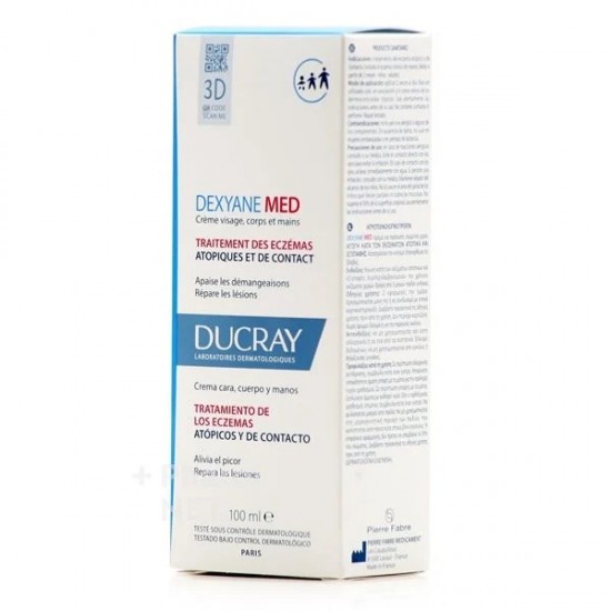 Ducray Dexyane Med Κρέμα με Επανορθωτική & Καταπραϋντική Δράση - Πρόσωπο & Σώμα 100ml