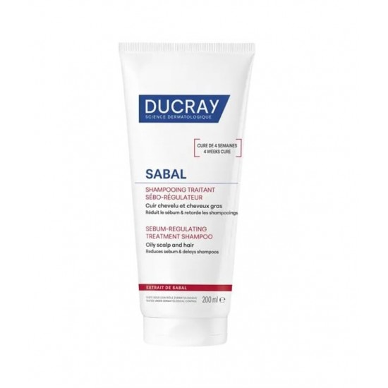 Ducray Sabal Σαμπουάν Αγωγής για Λιπαρά Μαλλιά 200ml Ducray Sabal Σαμπουάν Αγωγής για Λιπαρά Μαλλιά 200ml