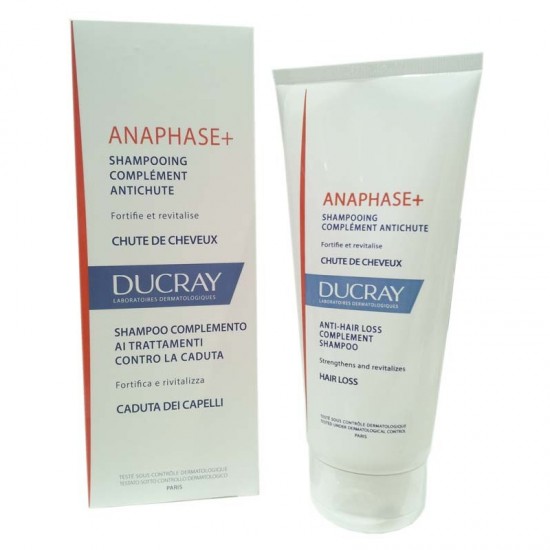 Ducray Anaphase+ Shampooing Chute De Cheveux, Σαμπουάν Κατά της Τριχόπτωσης 200ml 