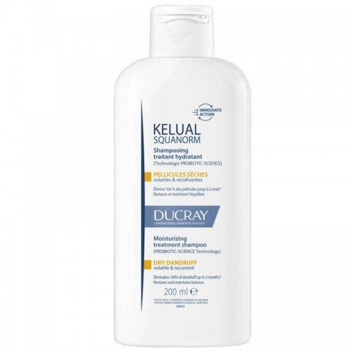 Ducray Kelual Squanorm Σαμπουάν Θεραπείας για Ξηρή Πιτυρίδα 200ml Ducray Kelual Squanorm Σαμπουάν Θεραπείας για Ξηρή Πιτυρίδα 200ml