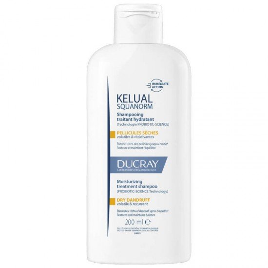 Ducray Kelual Squanorm Σαμπουάν Θεραπείας για Ξηρή Πιτυρίδα 200ml Ducray Kelual Squanorm Σαμπουάν Θεραπείας για Ξηρή Πιτυρίδα 200ml