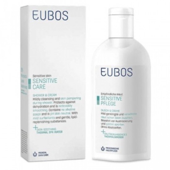 Eubos Sensitive Shower & Cream, Απαλό Κρεμώδες Καθαριστικό Σώματος 200ml Eubos Sensitive Shower & Cream, Απαλό Κρεμώδες Καθαριστικό Σώματος 200ml