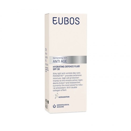 Eubos Anti Age Hydrating Defence Fliud SPF30 Κρέμα Ημέρας Εντατικής Φροντίδας Με Δείκτη Προστασίας 50ml