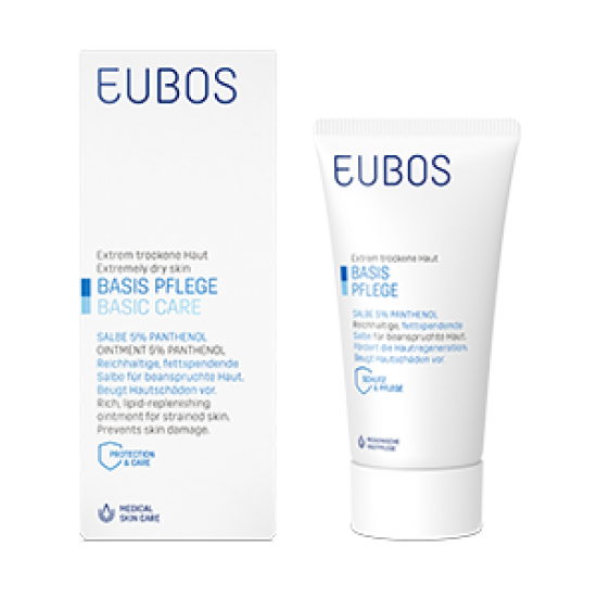 Eubos Basic Care Salbe 5% Panthenol Ointment, Ενυδατική Αλοιφή 75ml