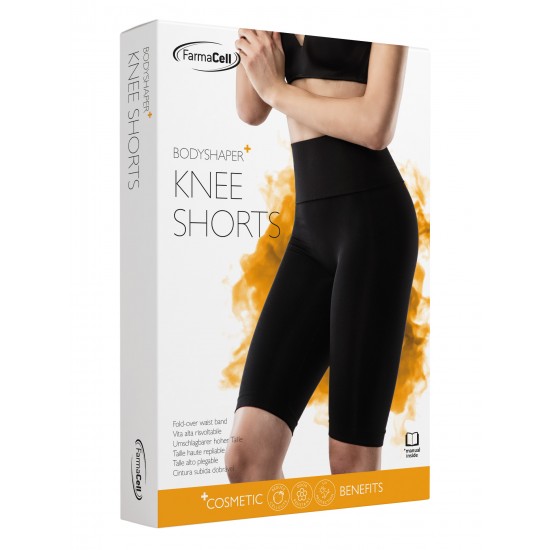 FarmaCell Body Shaper Knee Shorts, Ποδηλατικό Κολάν με Αντικυτταριδική & Αδυνατιστική Δράση ΧΧ-Large