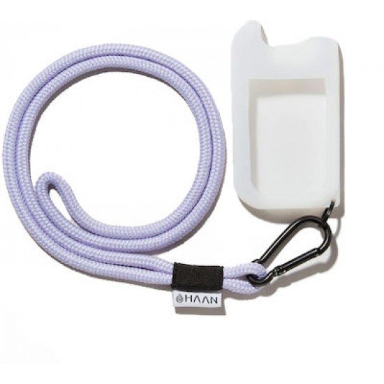 Haan Case & Lanyard Θήκη με Κορδόνι για Αντισηπτικό Χεριών, Χρώμα Μωβ 1 Τεμάχιο