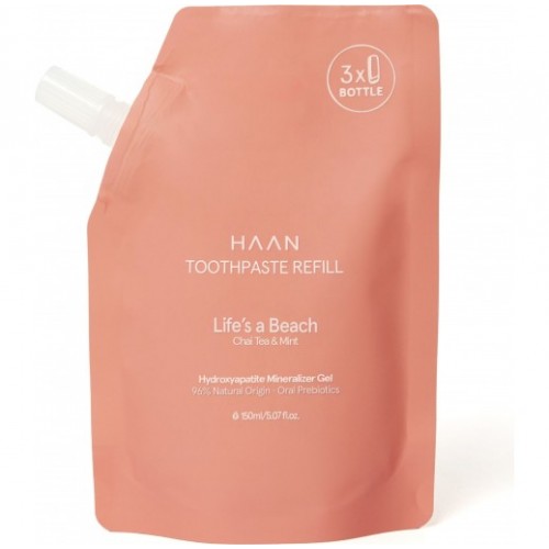 Haan Toothpaste Refill Life's a Beach Chai Tea & Mint, Οδοντόκρεμα 150ml Haan Toothpaste Refill Life's a Beach Chai Tea & Mint, Οδοντόκρεμα 150ml