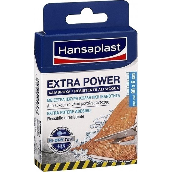 Hansaplast Extra Power Αδιάβροχα 8 Strips Hansaplast Extra Power Αδιάβροχα 8 Strips