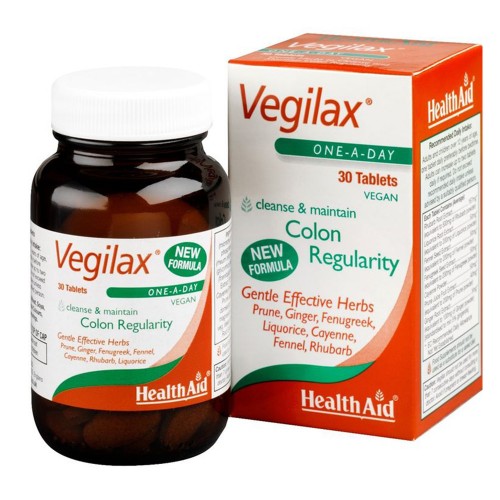 Health Aid Vegilax, Συμπλήρωμα Διατροφής Φυτικός Συνδυασμός για τη Δυσκοιλιότητα 30 Ταμπλέτες Health Aid Vegilax, Συμπλήρωμα Διατροφής Φυτικός Συνδυασμός για τη Δυσκοιλιότητα 30 Ταμπλέτες