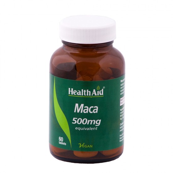 Health Aid Maca 500mg Βελτίωση Σεξουαλικής Υγείας 60 κάψουλες