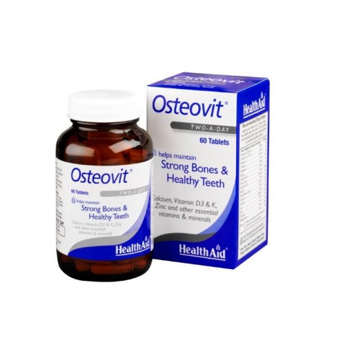 Health Aid Osteovit, Συμπλήρωμα Διατροφής Συνδυασμός Βιταμινών & Μετάλλων για την Οστεοπόρωση 60 Ταμπλέτες
