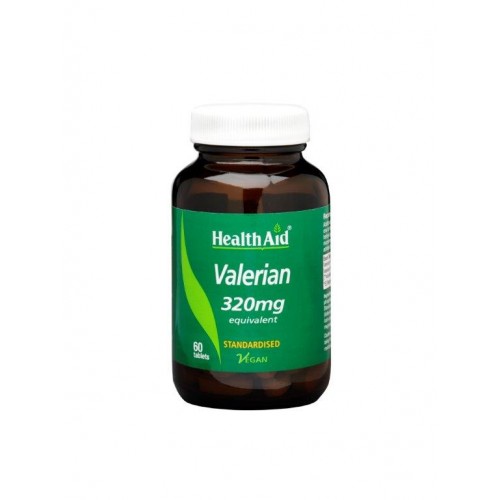 Health Aid Valerian 320mg Tabs, Βαλεριάνα 60 Ταμπλέτες Health Aid Valerian 320mg Tabs, Βαλεριάνα 60 Ταμπλέτες