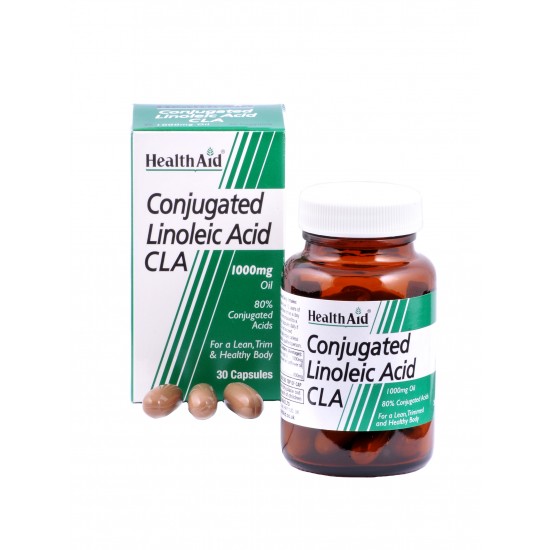 Health Aid Conjugated Linoleic Acid (CLA) 1000mg, Συμπληρώμα Δίαιτας 30 Κάψουλες