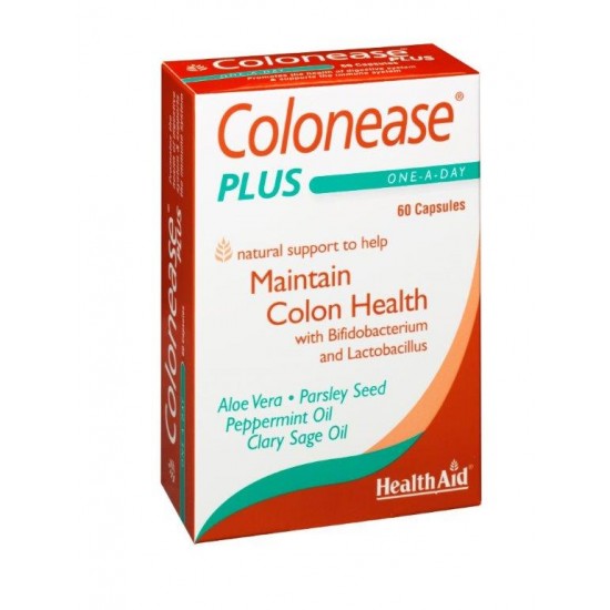 Health Aid Colonease Plus, Προβιοτικά με Αλόη & Φυτικά Έλαια 60 Κάψουλες Health Aid Colonease Plus, Προβιοτικά με Αλόη & Φυτικά Έλαια 60 Κάψουλες
