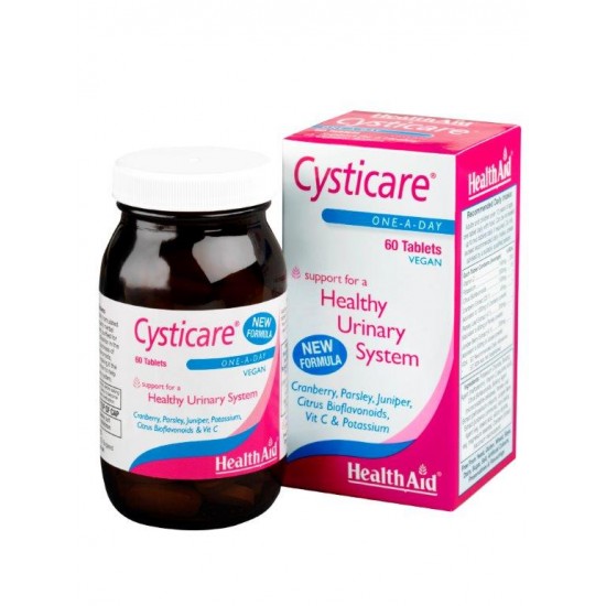 Health Aid Cysticare, Ειδικός Συνδυασμός Φυτικών Εκχυλισμάτων 60 Ταμπλέτες