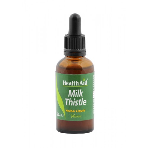 Health Aid Milk Thistle Liquid, Γαϊδουράγκαθο σε Σταγόνες 50ml Health Aid Milk Thistle Liquid, Γαϊδουράγκαθο σε Σταγόνες 50ml