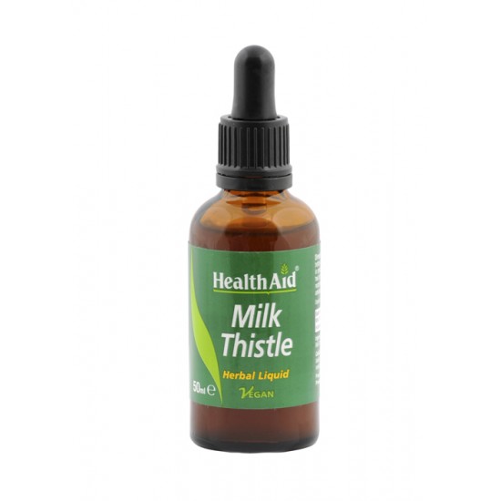 Health Aid Milk Thistle Liquid, Γαϊδουράγκαθο σε Σταγόνες 50ml