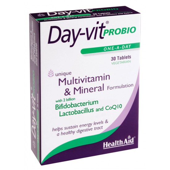 Health Aid Day-vit Probio, Πολυβιταμίνες 30 Ταμπλέτες Health Aid Day-vit Probio, Πολυβιταμίνες 30 Ταμπλέτες