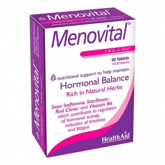 Health Aid Menovital Φροντίδα για την Εμμηνόπαυση (60 Ταμπλέτες) 