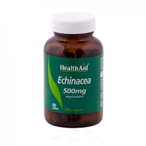 Health Aid Echinacea 500mg, Συμπλήρωμα Διατροφής 60 Ταμπλέτες Health Aid Echinacea 500mg, Συμπλήρωμα Διατροφής 60 Ταμπλέτες