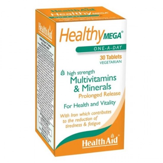 Health Aid Healthy Mega, Πολυβιταμίνες 30 Ταμπλέτες Health Aid Healthy Mega, Πολυβιταμίνες 30 Ταμπλέτες