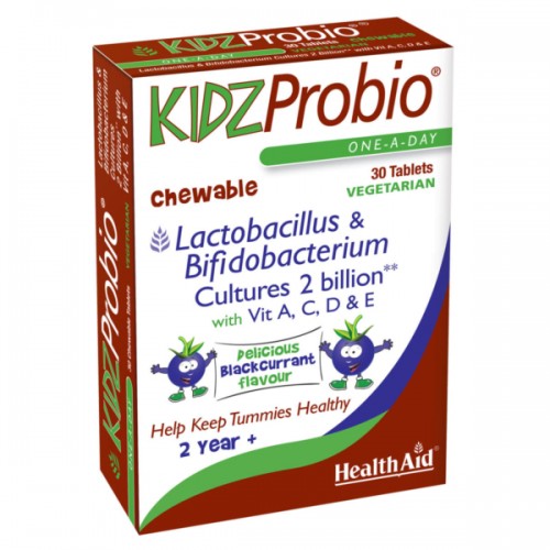 Health Aid KIDZ Probio, Προβιοτικά για Παιδιά 30 Μασώμενες Ταμπλέτες