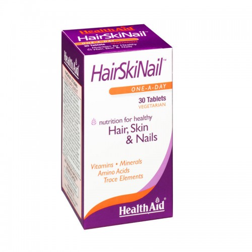 Health Aid HairSkiNail, Ειδικός Συνδυασμός για Μαλλιά-Νύχια-Δέρμα 30 Ταμπλέτες