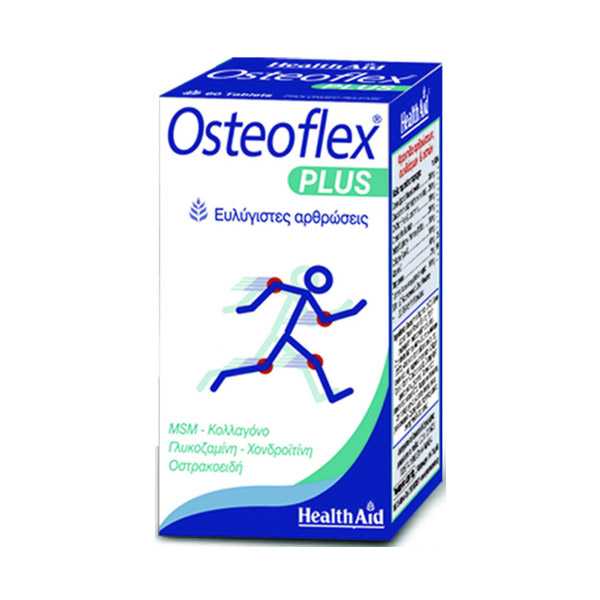  Health Aid Osteoflex Plus Γλυκοζαμίνη, Χονδροϊτίνη, Κολλαγόνο, MSM για Ξεκούραστες Αρθρώσεις 60 Ταμπλέτες
