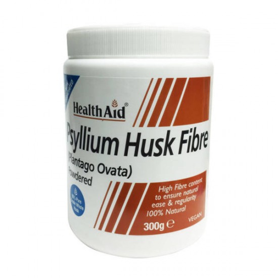 Health Aid Psyllium Husk, Ψύλλιο σε Σκόνη Φυσικό Υπακτικό Πλούσιο σε Φυτικές Ίνες 300g