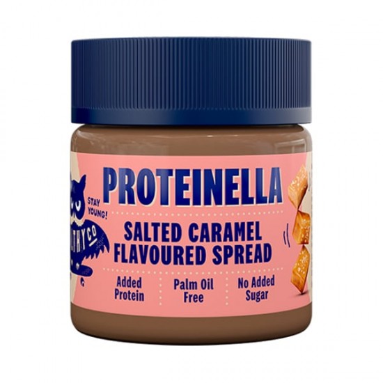 HealthyCo Proteinella Salted Caramel Άλειμμα Αλατισμένης Καραμέλας με Έξτρα Πρωτεΐνη Χωρίς Προσθήκη Ζάχαρης 200gr HealthyCo Proteinella Salted Caramel Άλειμμα Αλατισμένης Καραμέλας με Έξτρα Πρωτεΐνη Χωρίς Προσθήκη Ζάχαρης 200gr