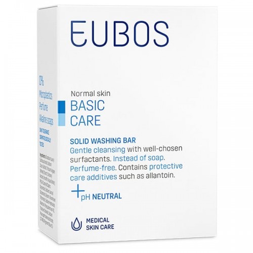 Eubos Solid Washing Bar Πλάκα Καθαρισμού Αντί Σαπουνιού Μπλε 125gr Eubos Solid Washing Bar Πλάκα Καθαρισμού Αντί Σαπουνιού Μπλε 125gr