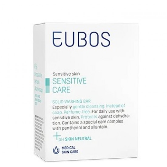 Eubos Sensitive Care Solid Washing Bar, Πλάκα Καθαρισμού για Ευαίσθητα Δέρματα 125gr