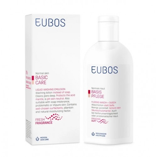 Eubos Liquid Washing Emulsion Red, Υγρό Καθαρισμού Προσώπου και Σώματος 200ml Eubos Liquid Washing Emulsion Red, Υγρό Καθαρισμού Προσώπου και Σώματος 200ml