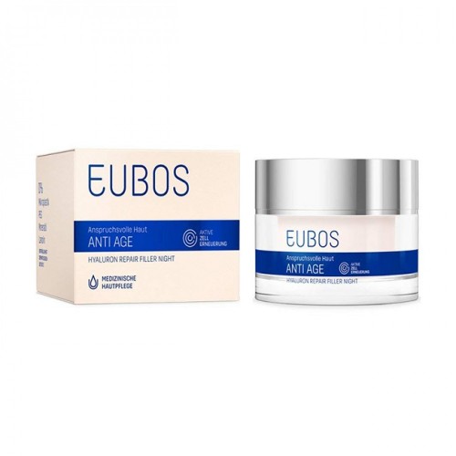 Eubos Anti Age Hyaluron Repair Filler Night, Κρέμα Νύχτας με Υαλουρονικό Οξύ 50ml Eubos Anti Age Hyaluron Repair Filler Night, Κρέμα Νύχτας με Υαλουρονικό Οξύ 50ml