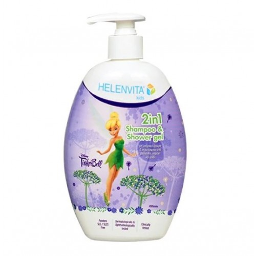 Helenvita Kids Shampoo & Shower Gel Tinkerbell , Παιδικό Σαμπουάν & Αφρόλουτρο Tinkerbell 500ml