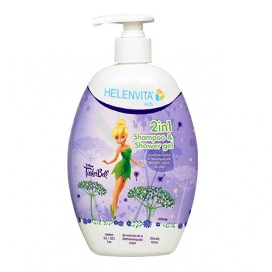 Helenvita Kids Shampoo & Shower Gel Tinkerbell , Παιδικό Σαμπουάν & Αφρόλουτρο Tinkerbell 500ml