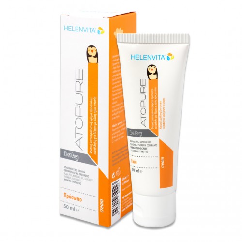 Helenvita Atopure Baby Face Cream, Καταπραϋντική Κρέμα Προσώπου Κατάλληλη για Βρεφικό & Παιδικό Δέρμα με Ατοπία 50ml Helenvita Atopure Baby Face Cream, Καταπραϋντική Κρέμα Προσώπου Κατάλληλη για Βρεφικό & Παιδικό Δέρμα με Ατοπία 50ml