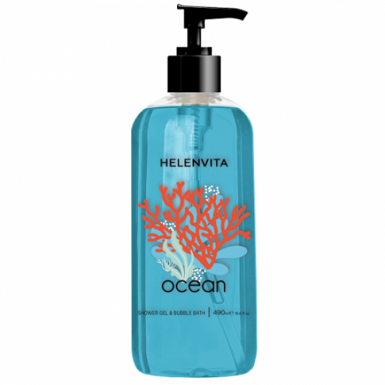 Helenvita Shower Gel Ocean Αφρόλουτρο Με άρωμα Θαλασσινής Αύρας 490ml