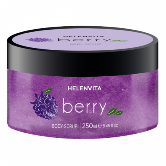 Helenvita Body Scrub Berry, Απολέπιση Σώματος Με Άρωμα Από Νότες Μύρτιλου.250ml