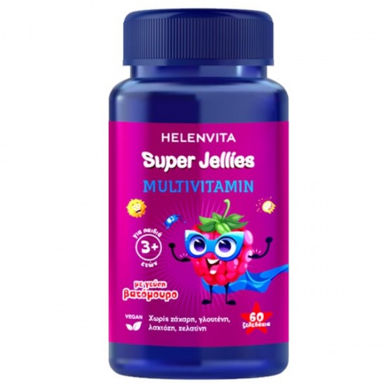 Helenvita Super Jellies Multivitamin με Γεύση Βατόμουρο, 60 ζελεδάκια