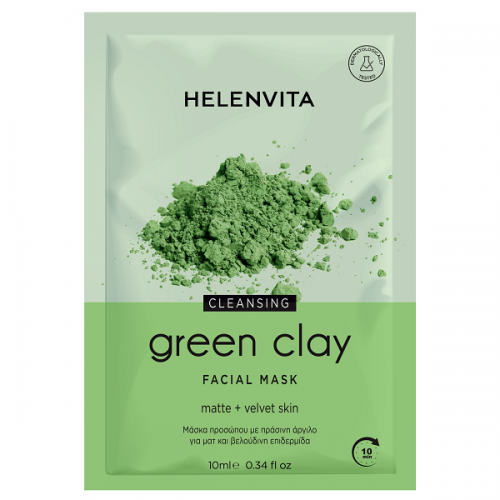 Helenvita Cleansing Green Clay Face Mask Μάσκα Προσώπου με Πράσινη Άργιλο 10ml Helenvita Cleansing Green Clay Face Mask Μάσκα Προσώπου με Πράσινη Άργιλο 10ml