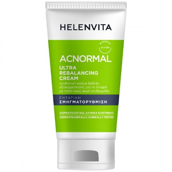 Helenvita Acnormal Ultra Rebalancing Cream Ενυδατική Κρέμα για Λιπαρές & Ακνεϊκές Επιδερμίδες 60ml Helenvita Acnormal Ultra Rebalancing Cream Ενυδατική Κρέμα για Λιπαρές & Ακνεϊκές Επιδερμίδες 60ml