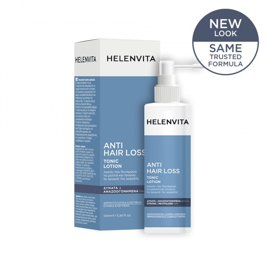 Helenvita Anti Hair Loss Tonic Lotion, Τονωτική Λοσιόν Μαλλιών κατά της Τριχόπτωσης 100ml Helenvita Anti Hair Loss Tonic Lotion, Τονωτική Λοσιόν Μαλλιών κατά της Τριχόπτωσης 100ml