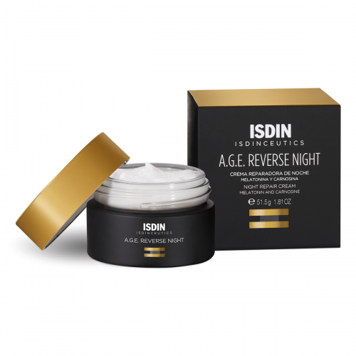 ISDIN A.G.E. Reverse Night Κρέμα Νύχτας Επιδιόρθωσης με Μελατονίνη & Καρνοσίνη 51,5gr ISDIN A.G.E. Reverse Night Κρέμα Νύχτας Επιδιόρθωσης με Μελατονίνη & Καρνοσίνη 51,5gr