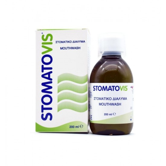 Pharmaq Stomatovis Mouthwash Αντιμικροβιακό Στοματικό Διάλυμα 200ml