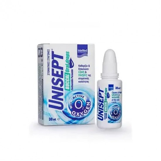 Intermed Unisept Buccal Drops, Στοματικές Σταγόνες 30ml