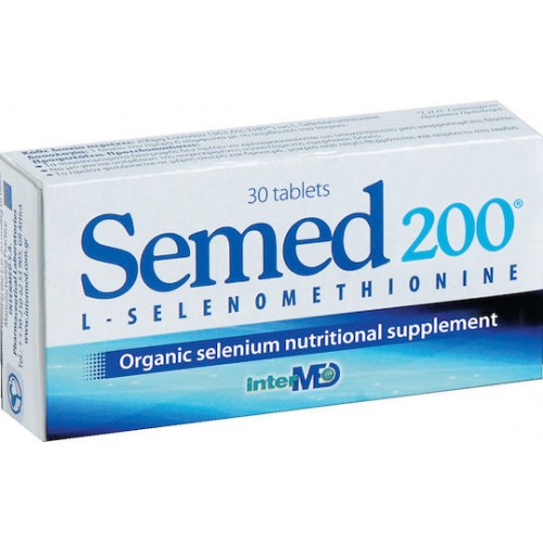 Intermed Semed 200 Συμπλήρωμα Διατροφής Οργανικού Σεληνίου 30Tabs Intermed Semed 200 Συμπλήρωμα Διατροφής Οργανικού Σεληνίου 30Tabs