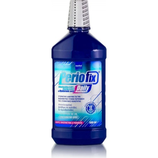 Intermed Periofix 0.05% Mouthwash Φθοριούχο Στοματικό Διάλυμα 500ml. 