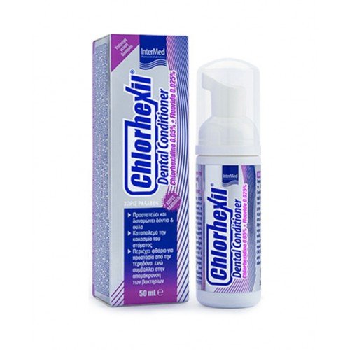 Intermed Chlorhexil Dental Conditioner, Φθοριούχος Στοματικός Αφρός 50ml